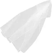 [VICASKY] Elegant Artificial Pearl Bridal Veil Lightweight Sheer Wedding Accessory for Women Versatile Decoration Breathable and Comfortable for Your Special Day Enhances Any Dress Style