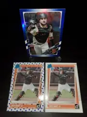 2021 Topps Series Joey Bart Royal Blue Parallel Rookie & 2021 Topps Independence