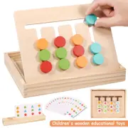 Color Matching Puzzle Toys Montessori Slide Color Matching Brain Teasers qiuvC