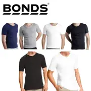 Bonds Crew V Neck Raglan Blank Plain Basic Men T‑shirt Tee Black White Blue Grey