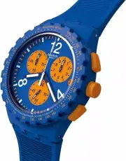 Swatch Watch Primarily Blue SUSN419 Unisex Adults Originals Chrono Plastic JP