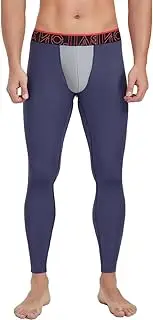 [YINYOUYU] Men's Lightweight Tights Leggings Open Front Long Johns Underwear Bottom Base Layer Thermal Pant