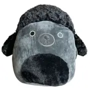 HTF Original Squishmallows Jettward The Poodle 14" BNWT Black Dog Puppy Plush