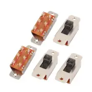 5 Pcs AC 250V/1.5A 125V/3A 6 Terminal DPDT 2 Position Latching Toggle Switch