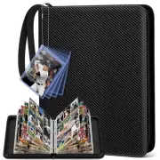 Card Binder 9 Pocket, Trading Card Binder with Card Display Design, 720 Doubl...