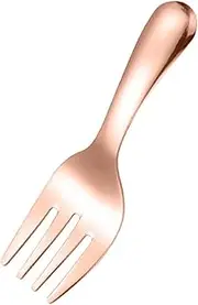 Ideal Kid Utensils - Fork Spoons, Kids Utensil Set | Short Handle Metal Fork Spoon Reusable Utensil, Easy to Use Playful Children Cutlery Perfect for Everyday Meals Utensils Small Kids Home