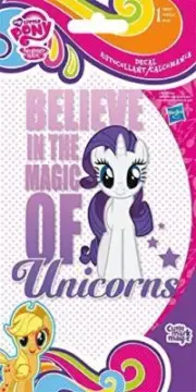 My Little Pony Movie Decal Colored Believe in the Magic of Unicorn