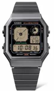 CASIO CLASSIC A130WEGG-1AJF LC Analog Display Digital Watch Gunmetal Gray JP