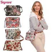 Crossbody Bag Shoulder Handbag Floral Design Signare Tapestry