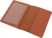 [WOFASHPURET] Thickened Pu Leather Passport Cover RFID-Proof Card Holder Case for Travel
