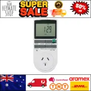 Indoor Digital Outlet Timer, 7-Day 24H Programmable Plug with Countdown Switch