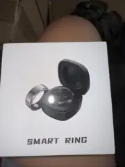 Bluetooth 5.1 Smart Ring Waterproof Health & Fitness Tracker Size 8 w/ Charger