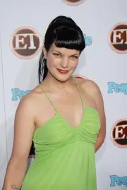 Actress Pauley Perrette attends the Entertainment Tonight People M- Old Photo