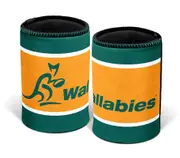 ARU Stubby Can Cooler - Wallabies - Drink - Rubber Base - Logo