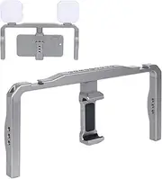 Came-TV Multi-Rig Smartphone Video Cage – Expandable Aluminum Handheld System with Cold Shoe & 1/4" Threads for Mics, Lights & Stabilizers, 60-80mm Phones (61033)