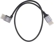 GLSTOY 8k Left Angled Male to Male Monitor Cable Tv Adapter Pc Connector Short Video Cord Immersive Visuals