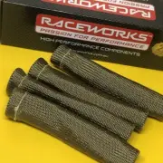 Spark plug boot heatshileds x 4 150 x 25mm Raceworks VPR-036
