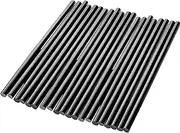 100pcs Hot Melt Glue Stick Strips High Adhesive Hot Glue Gun Sticks for Car Audio DIY Art Craft Home Office Project Craftwork Fix & Repairs Diameter (Black 0.28"*7.87"(7mm*200mm))