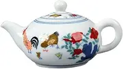 [Alipis] 1pc Teapot Japandi Decor Fu Tea Pot Dining Room Table Decor Loose Leaf Tea Pot Vintage Kettle Coffe Filters Black Tea Kettle Retro Teaware Loose Leaves Ceramics White Chinese Style