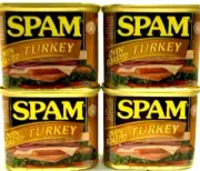 Spam Oven Roasted Turkey Luncheon Meat 12 oz ( Pack of 4 )~3/2027