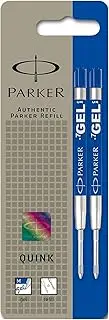 Parker Gel Ball Pen Refill Twin Pack Medium Blue