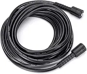 Car Cleaning Washer Hose 7m Long Double-end 22mm-14/15 Female Connection Rubber Cold Water Appropriate