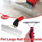 Extra Large Pet Comb Rake Grooming Brush Deshedding Tool Beauty Comb for Dogs AU