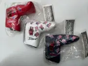 Scotty Cameron 2002 RED/WHITE/BLUE DANCING FLAG Putter Headcovers w/ PIVOT TOOLS