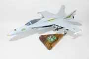 VFA-105 Gunslingers 2003 F/A-18C Model, Navy, 1/37th (18") Scale, Mahogany