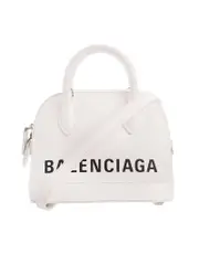 Balenciaga Ville Top Handle XSS White Leather Handbag