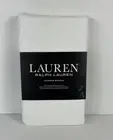 Ralph Lauren Dunham Sateen Standard Pillowcases White 100% Cotton Set of 2 NEW