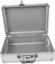 FOYTOKI Sturdy Metal Portable Tool Box Organizer Tool Case for Car Home Travel