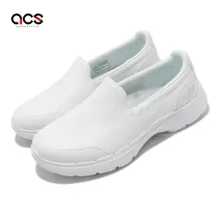 Skechers 休閒鞋 Go Walk 6 Dorin 健走 女鞋 輕量 穩定 支撐 避震 緩衝 回彈 郊遊 白 124511-WHT