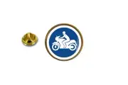 pins pin's badge metal lapel hat button moto biker ref2