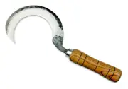 Forged Sickle. Handmade scythe. Herb knife. Forged Crop Reaper. Garden tool