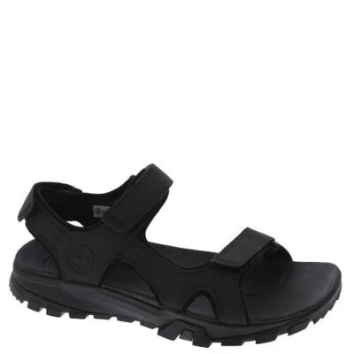 MEN'S TIMBERLAND *LINCOLN PEAK* BACKSTRAP SANDAL* BLACK LEATHER SIZE 12 M