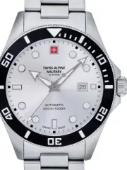 Swiss Alpine Military 7095.2132 Diver Automatic Mens Watch 44mm 30ATM