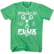 Back to The Future Flux Capacitor Caution Men's T Shirt