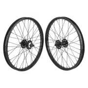 Se Bikes J24SG Wheelset 20in B/O 3/8inx100-110mm FW Rim Brake Clincher Black