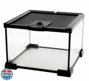 AWXZOM Mini Reptile Glass Terrarium Tank, cage for Tarantula Sling Geckos, Fr