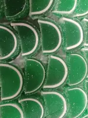 Sour Apple Fruit Jelly Slice Slices Candy (2) 10 oz Packages Free Shipping