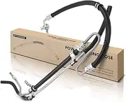 A-Premium Power Steering Pressure and Return Hose Line Assembly Compatible with Toyota Tundra 2007-2008 V8 4.7L Replace# 444100C101, 444100C102