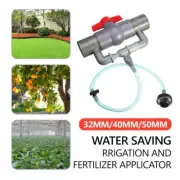 32/40/50mm Venturi Tube Garden Irrigation Fertilizer Injector Switch Filter Tool