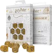 Q WORKSHOP Harry Potter Hufflepuff Modern Dice - Yellow