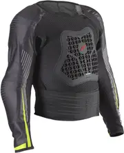 Zandona NetCube, back protector Level-2 kids , color: Black/Neon-Yellow , size: X7