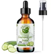 Cucumber Seed Oil - 4oz | Cold-Pressed Oil for Skincare, Haircare & DIY Projects