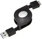 FastCharge Micro USB 3.0 Cable 0.7m Black for Quick Data Transfer