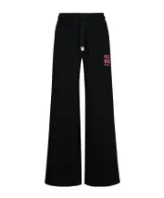 Off-White Drawstring Wide Leg Pants XL,L Black