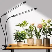 Grow Lights for Indoor Plants, 84 LED Clip on Plant Lights, Full Spectrum LED Lamps with Flexible Gooseneck, 3/9/12H Timer, 3 Spectral Modes, 10 Levels