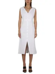 [Alexander McQueen] Alexander McQueen-Cotton Dress-Donna 44